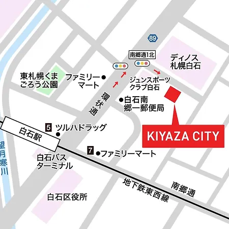 Kiyaza City Sapporo Calido 外观 照片